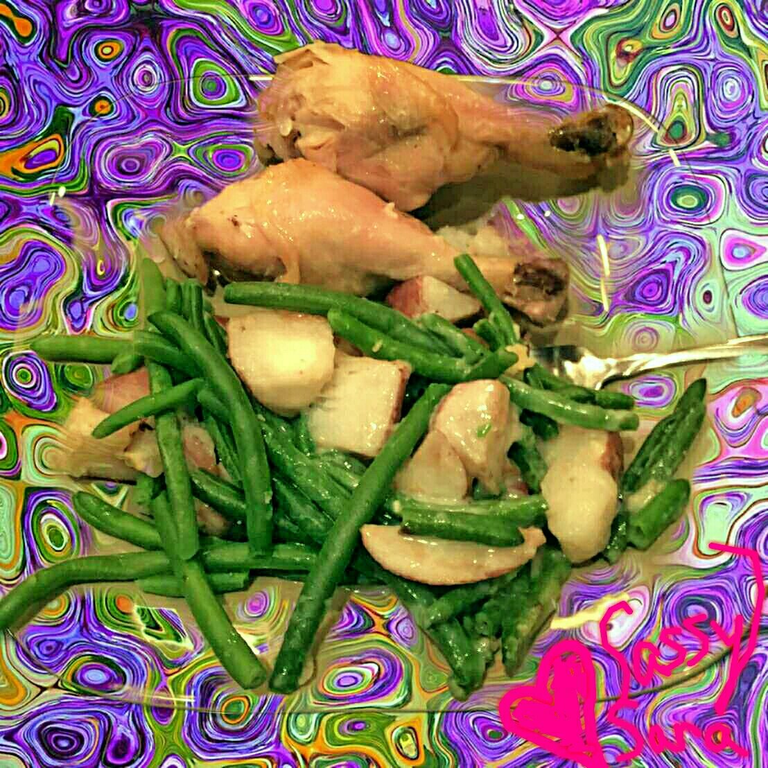 I made chicken dinner at my friend's place yesterday(Friday)!💗#dinner #dinnerideas #dinnertime #yummy #delicious #deliciousfood #homemadedinner #mouthwateringfood #mouthwatering #delish #abstractart #abstract #abstractart_daily #abstractobsession #Foodies #foodphotography #food