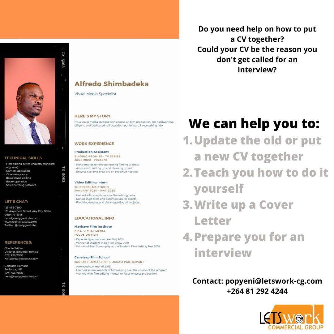 LetsworkG's tweet photo. We don’t promise jobs, we help you build confidence and get you to have a better chance. Reach out! 
@Popyeni79 https://t.co/InboUhJrJe