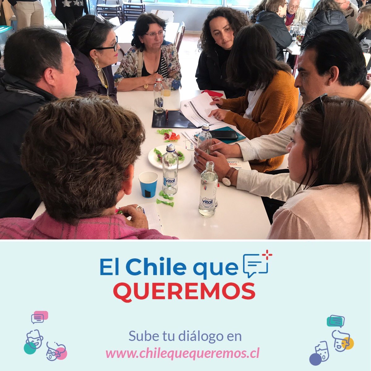MDSLosLagos's tweet photo. ¡No te quedes fuera! Construyamos JUNTOS #ElChileQueQueremos 🇨🇱 Ingresa a https://t.co/zPhYBymH4f y se parte de este proceso abierto de escucha social contestando la #ConsultaIndividual 💬
Todos invitados a construir el país del futuro c/diálogo, acuerdos y un horizonte común 🙌🏻 https://t.co/u0YG9sNBP4