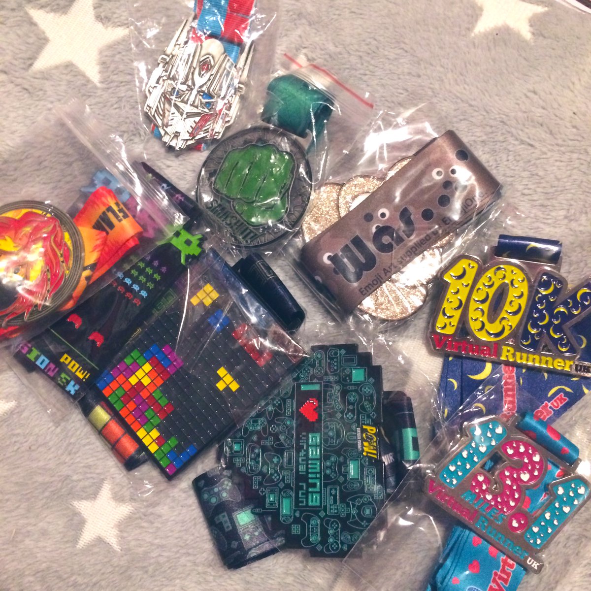 chubbyrunneruk's tweet photo. I’ve still got a few medals I got in sales that I haven’t earned yet so I’ve assigned them all challenges to be completed. Some are target times and others long distance. Time to get those earned and hung up 🤘🚴‍♀️ https://t.co/Jj1CIOWnGX