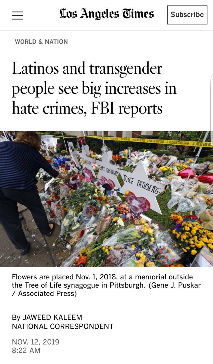 Is it not worth asking if Republicans are moving too far right when:Hate crimes rose in every major city in lockstep with Trump's rhetoric?