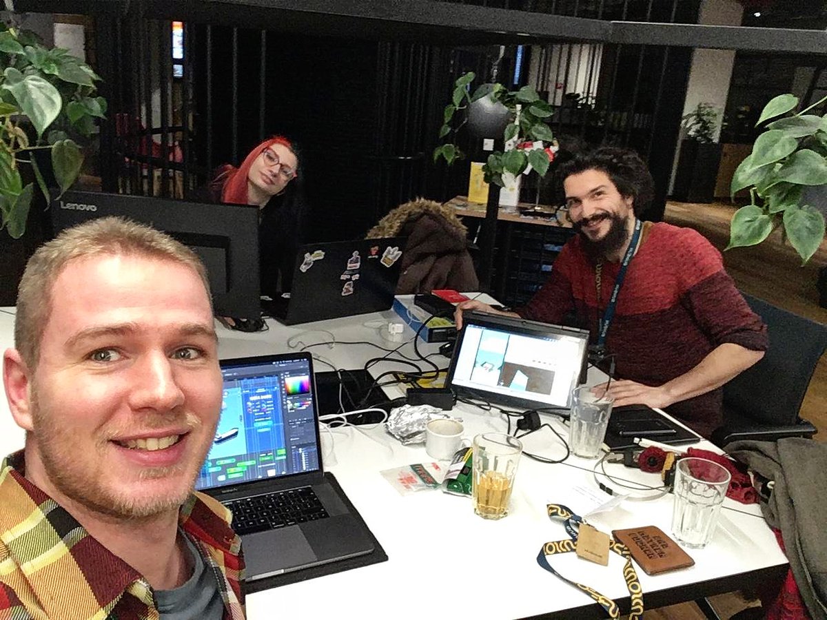 MadCookiesGames's tweet photo. "So, 3 #gamedevelopers meet at the workplace..." π
We're working almost non-stop to bring some major changes to the #cargostackinggame β΄οΈ so stay tuned for updates!
Sleep? Who needs that when your coworkers are a bunch of smiley faces?
#gamedevelopment #workinglate https://t.co/3Ndkh3zBvk