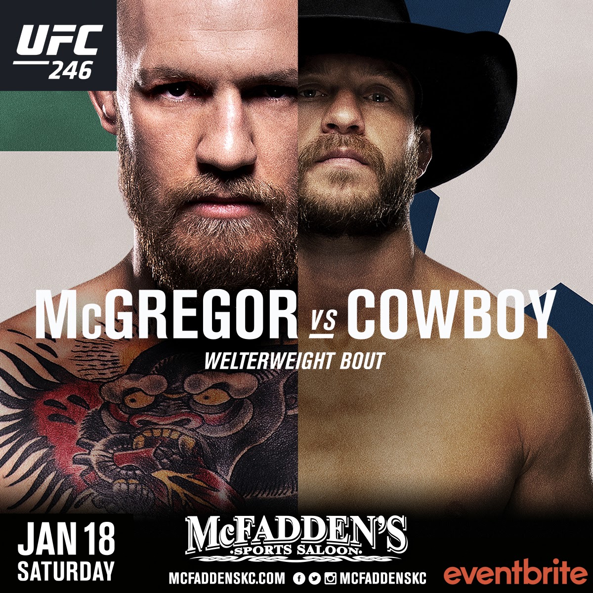 Who is ready for tonight’s big fight?!?!?! I know we are.

McFaddens will close today at 6 pm to get ready and doors will reopen at 7pm. $10 cover at the door! See you all soon!
