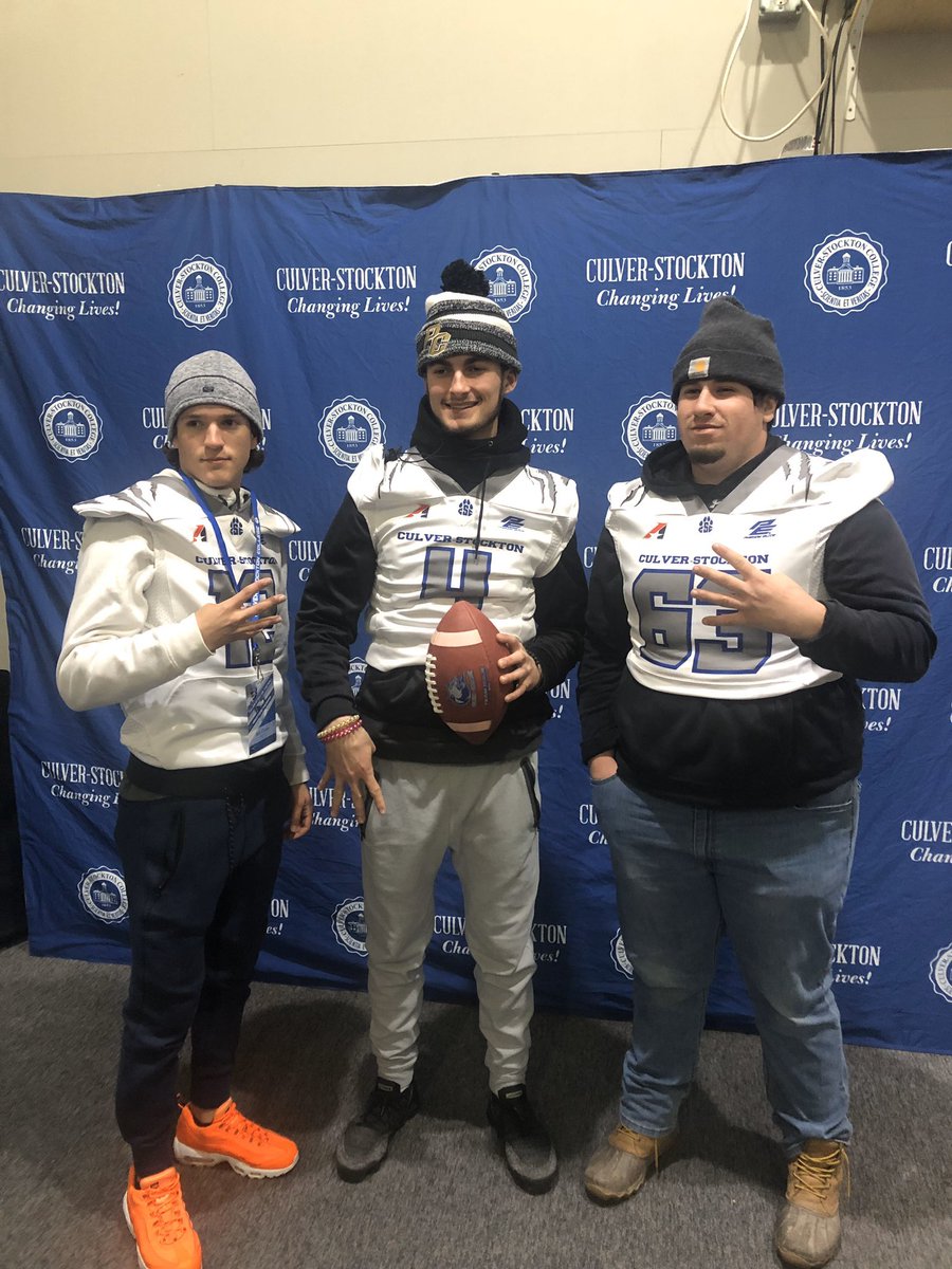 Great visit today Culver–Stockton with @MitchellGoose14 <a href="/jd__six/">Jon-David Freeman</a> <a href="/CoachBowman55/">James Bowman</a>