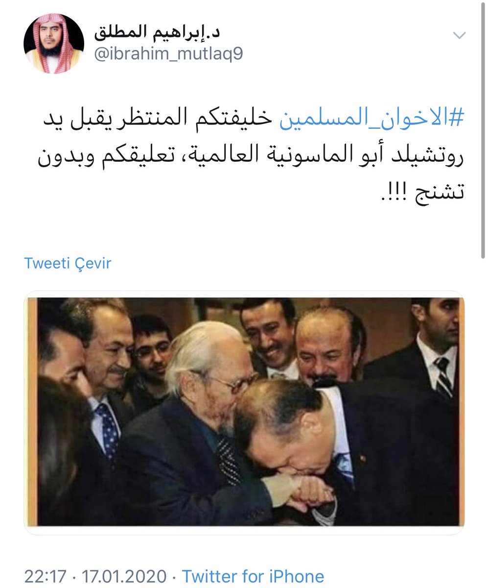 Medya Adami The Troll Team Coordinated By Dahlan Financed By The United Arab Emirates Says Erdogan Kissed The Hand Of Jew Mason Rothschild Fact Due To His Respect President