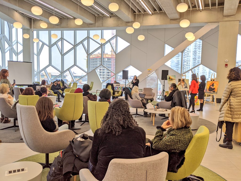 The Arab Caucus with beautiful displays and great speakers. #yyc #wmyyc