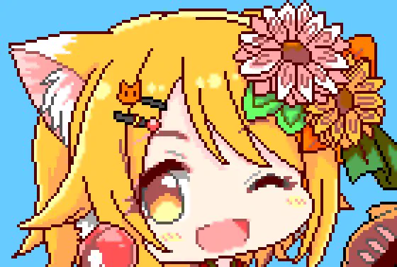 今日のドット絵
ヒヨリちゃん(ニューイヤー)
イベント復刻記念

#プリコネRドット絵
#プリコネR勢と繋がりたい 