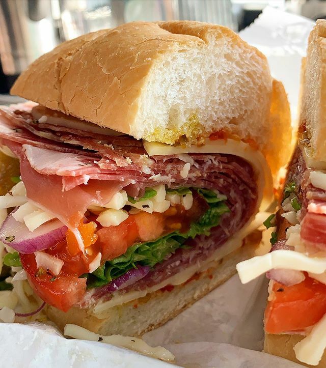 PizzadiJoey's tweet photo. Just letting SoBo know how we do Italian Subs. For real!!
.
.
Genoa salami, capicola, soppressata, prosciutto, picante provolone, lettuce, tomato, red onion, hot cherry peppers, SPO, EVOO, and red wine vinegar.
.
#wedothisforreal .
.
.
#oftenimitatedneverduplicated .
.
.
#it… https://t.co/7UQDIiaBYh