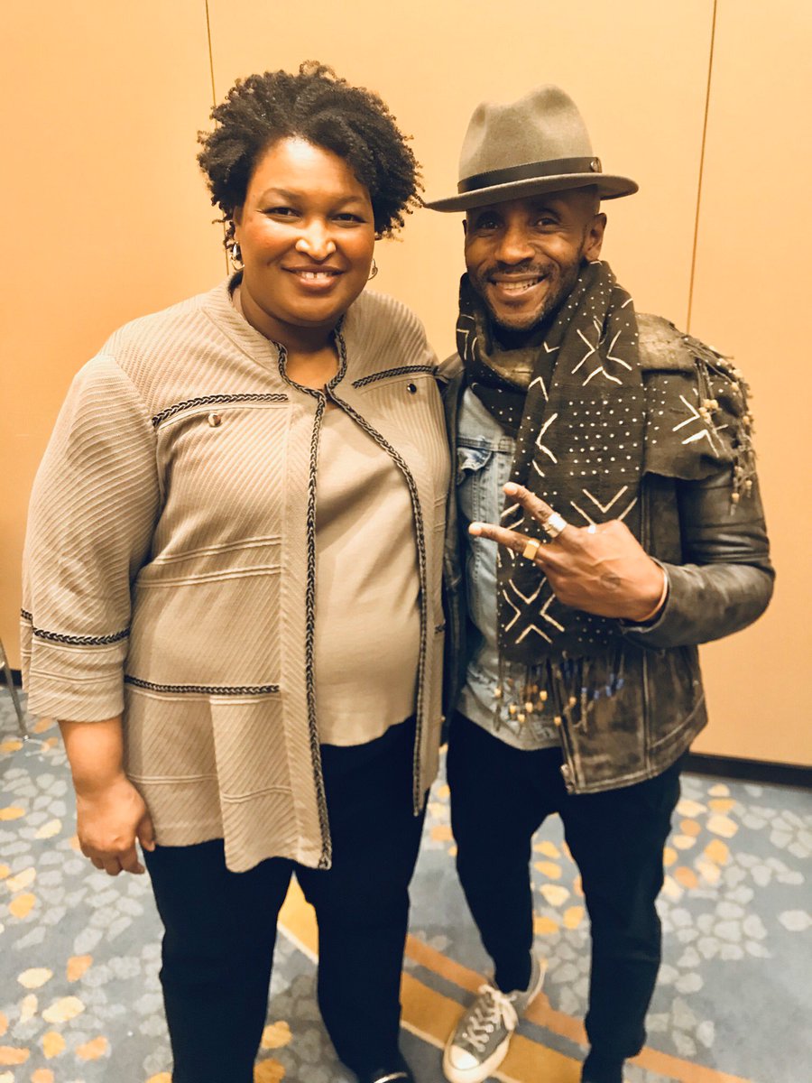 Thank you <a href="/staceyabrams/">Stacey Abrams</a> for your inspiring keynote on voter suppression at #SSWR2020 and thank you #DrDarceyM for your work <a href="/NYUSilver/">NYU Silver</a>