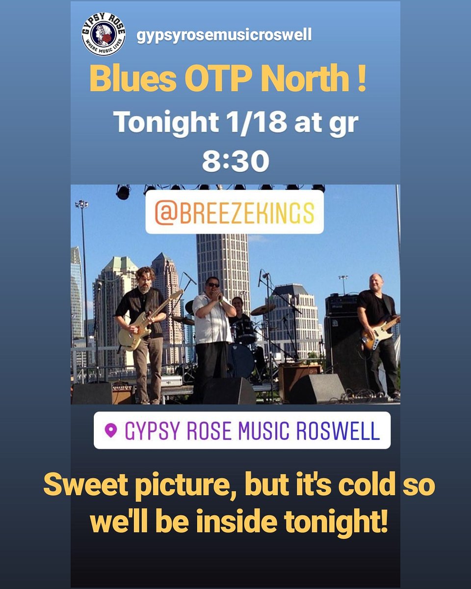 breezekings's tweet photo. Tonight at #GypsyRose in #RoswellGA 8:30 https://t.co/8y5mJYd7wC