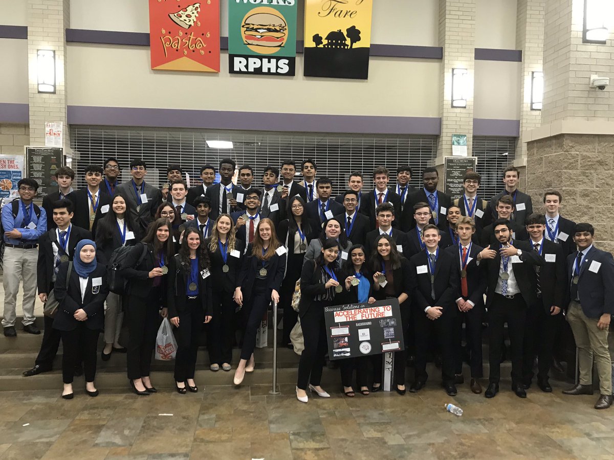 <a href="/GRHS_DECA/">George Ranch HS DECA</a> #WeAreGR finished competing in <a href="/txdeca3/">TX DECA District 3</a> Competition FORTY-FIVE students are advancing to STATE. Congrats to them for all their hard work. You earned it! On to state!   <a href="/Millertime_GRHS/">Mike Miller</a> We are running 🏃to ICDC <a href="/TexasDECA/">Texas DECA</a> <a href="/DECAInc/">DECA Inc.</a>  🥳