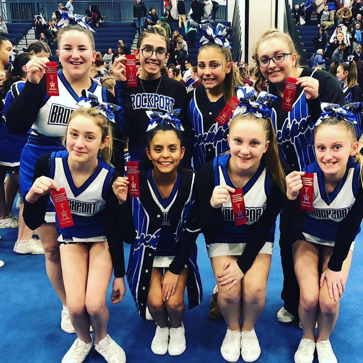 BrockportCheer1's tweet image. Another great day for Brockport. These kids keep amazing us coach’s, day in and day out. I’m so proud to be a BLUE DEVIL💙😈🖤 2nd for Varsity/ 2nd for JV/ 1st &amp;amp; GRAND CHAMPS for Mod Squad #battleready #targeteliminated