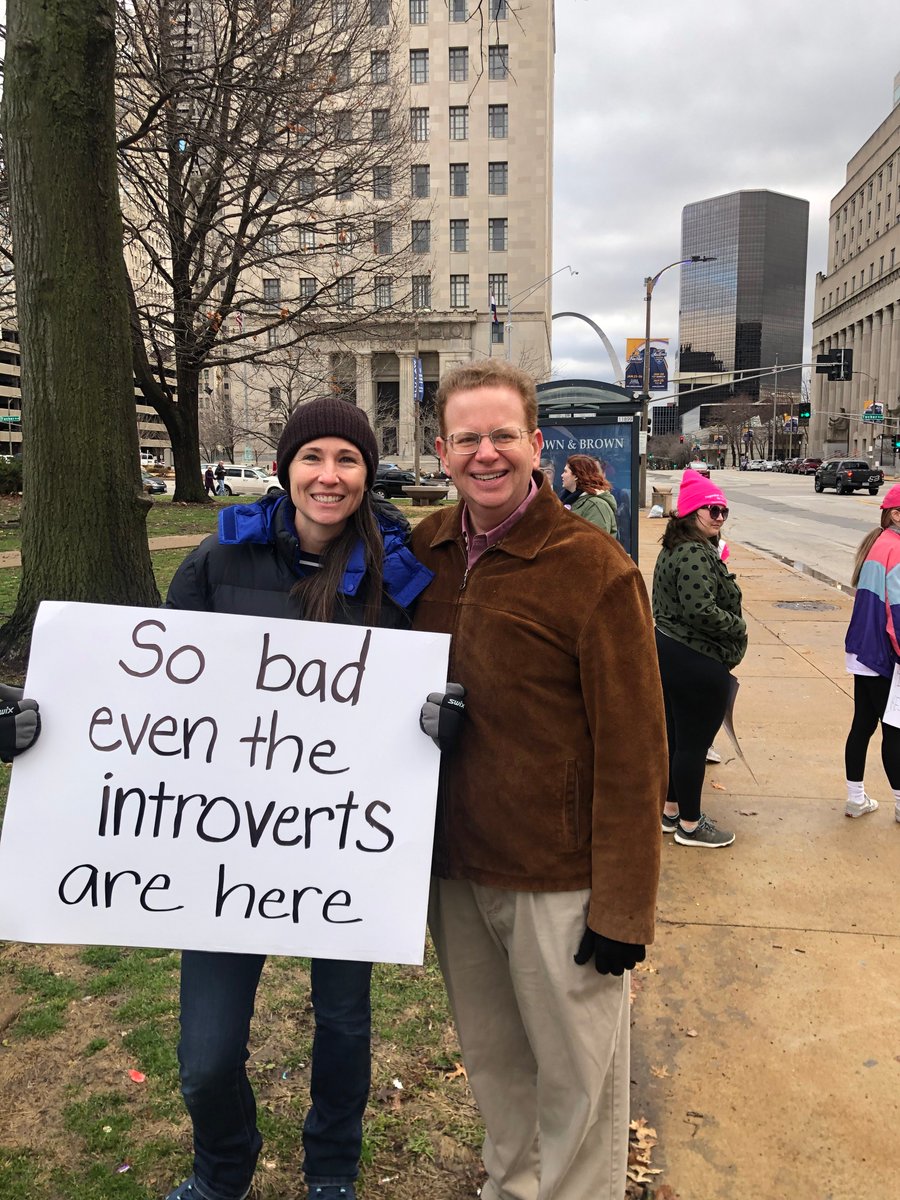 Jake4StlCo's tweet photo. The @StlWomens March on St. Louis this morning was truly incredible. Nothing is more inspiring than seeing people come together to fight for change. Great to stand with so many friends and allies, even on a blustery morning!

#StrongLeadership #NewPath #MarchActVote https://t.co/APXOn0Np0w