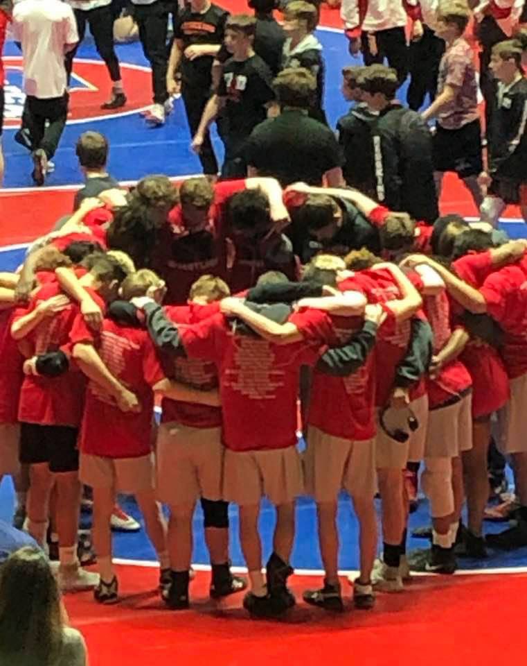 Our Indian Wrestlers are State Champions! Congratulations to each wrestler and coach! We are so proud of you! #ChattoogaStrong #TribePride