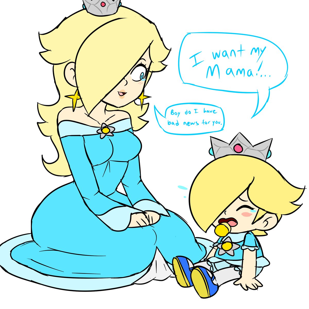 rosalina has a baby