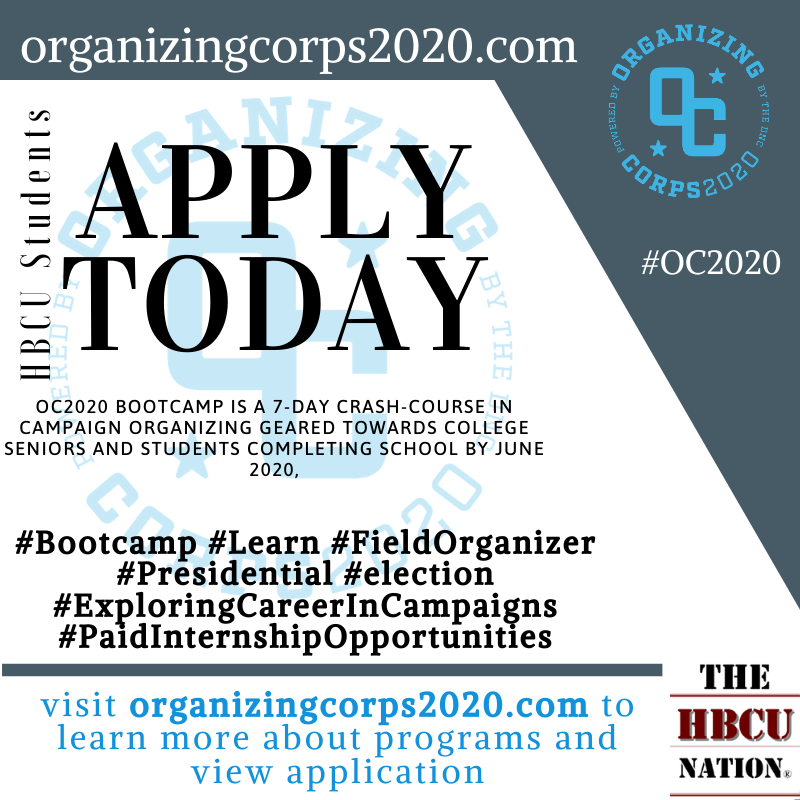 THEHBCUNATION's tweet photo. @orgcorps2020 !
#Bootcamp #Learn #FieldOrganizer #Presidential #election
#ExploringCareerInCampaigns #PaidInternshipOpportunities
Visit https://t.co/goBJyWiaHk to learn more!
#PaidTraining #PaidInternship #Stipend https://t.co/jmNFap3K1y