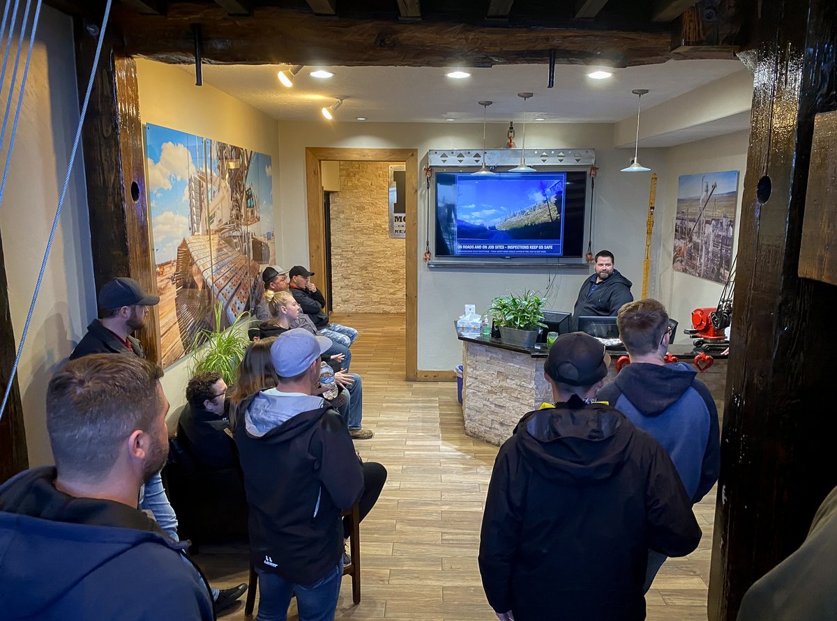 It's been a week full of teaching &amp; training both on and off-site.  We are always striving for an exceptional experience for our customers and making every part of that process as safe as possible.  
#safetyfirst #teamwork #customercommitment #training #construction #team  #crane