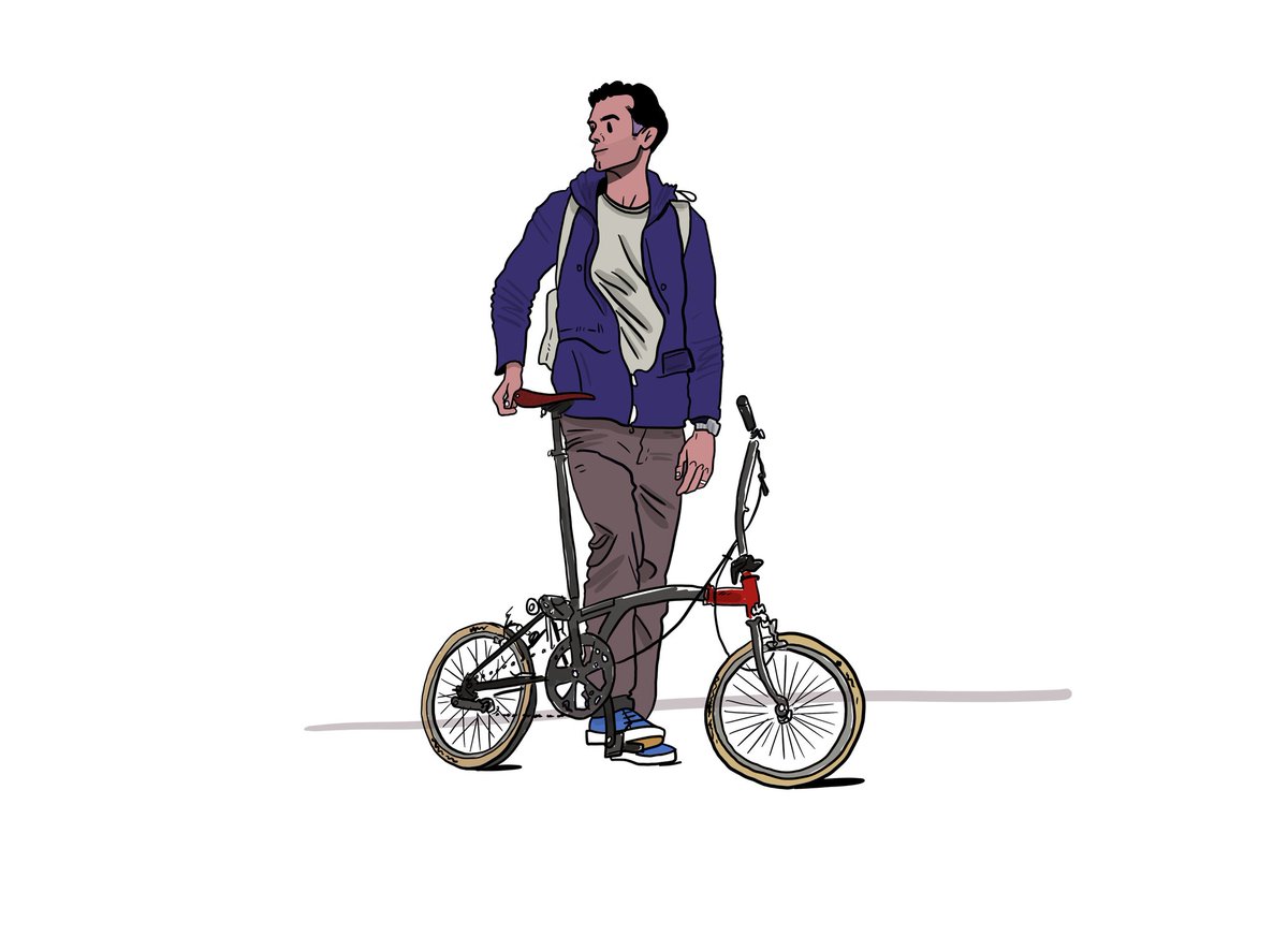 Been making time to draw... Check out this super fine CHPTR3 Brompton