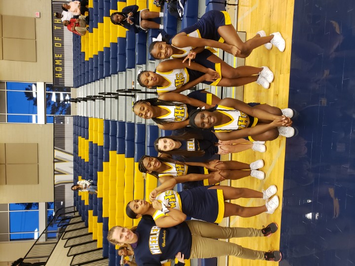 #WheelerJV #Basketball won 60-56 today against Alltoona &amp; the #Cheerleaders were all smiles
