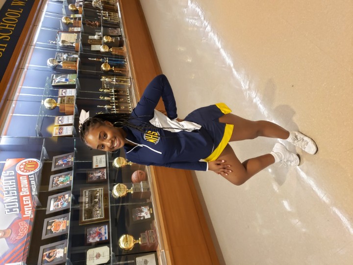 #WheelerCheer #JV Captain Reyna was all smiles after their Win today