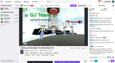GamerjibeGreg's tweet photo. Check out the screenshot from the stream that @chisey0 did on our last event. 🎮🙂 https://t.co/zDq8FCdlBu