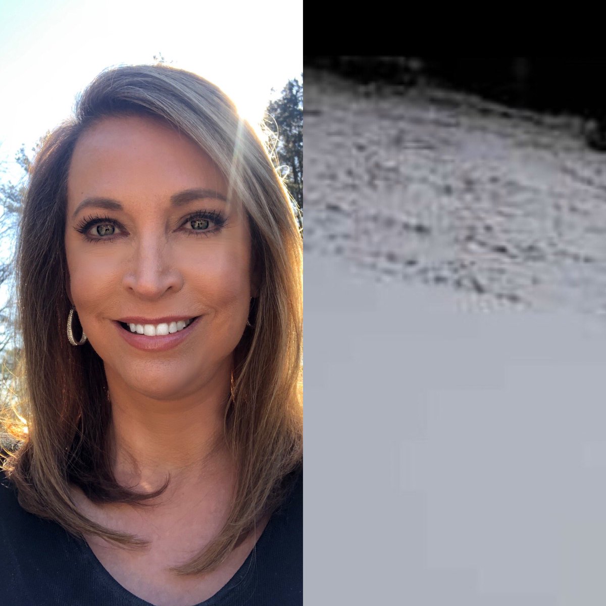 TammieSouza's tweet photo. #DifferenceADayMakes #SoakingUpSun yesterday &amp; #snow coating everything today #WinterReturns but for how long 😉 https://t.co/27NqQNM5Ya