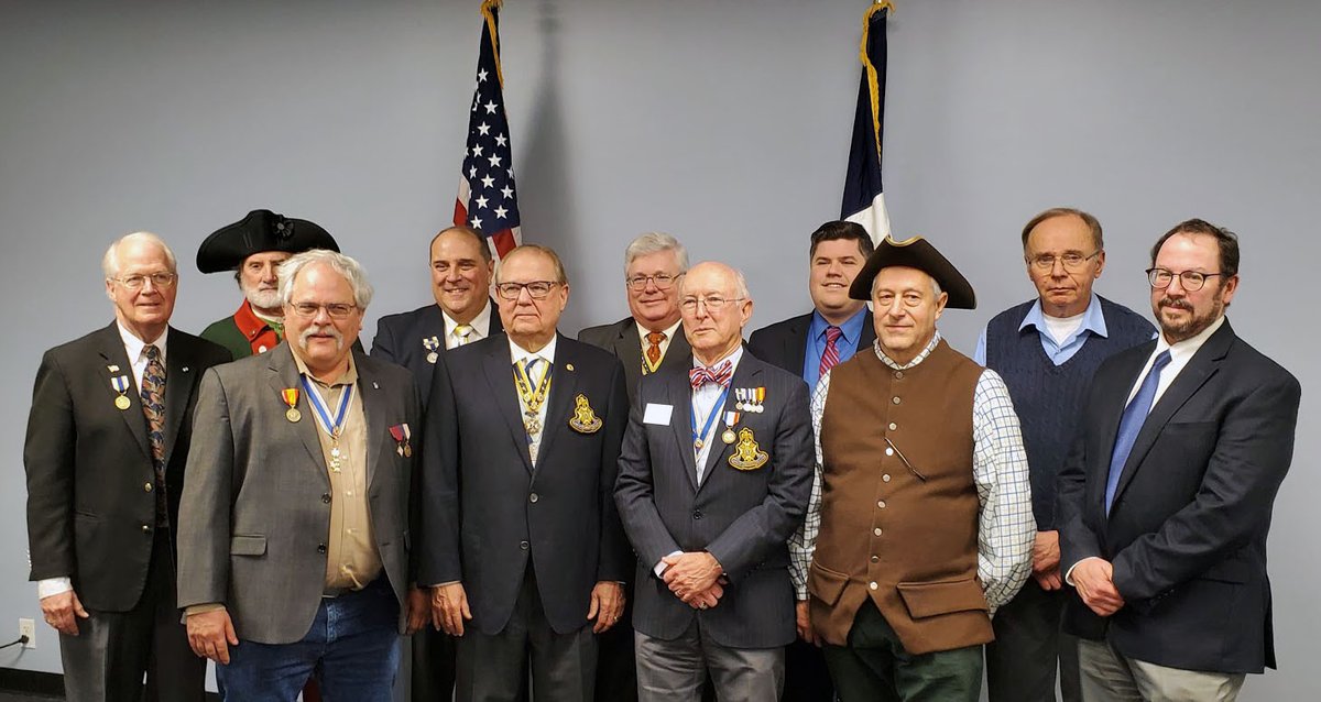 OMCSAR's tweet photo. Congratulations to the 2020 slate of Officers for the Ozark Mountain Chapter Sons of the American Revolution!
President: Gary Gift
Vice President: Curtis Trent
Treasurer: John Charles
Secretary: Norman Knowlton
Genealogist: Steve Perkins
Historian: Ben Edmondson https://t.co/2asX1StYl8