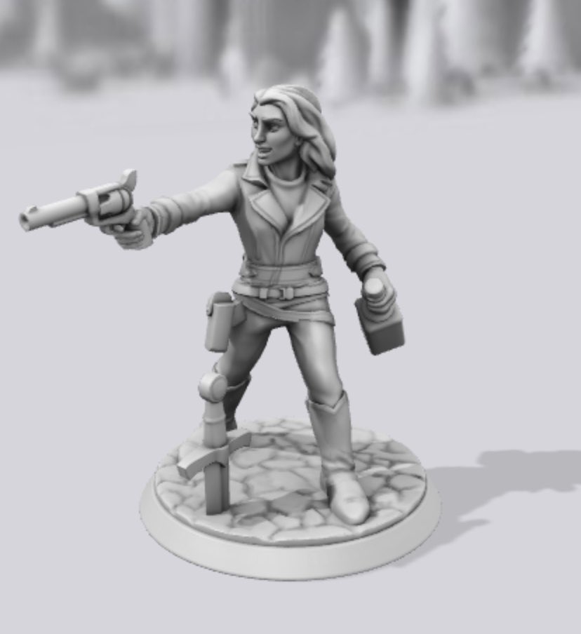 MrsNiceNStuff's tweet photo. I had way too much fun playing on Hero Forge creating D&amp;D style minis of my faves: a #WynonnaEarp thread, brought to you by the overwhelming urge to #EarpNow 

First off: Wynonna https://t.co/FnauB0WtZ4