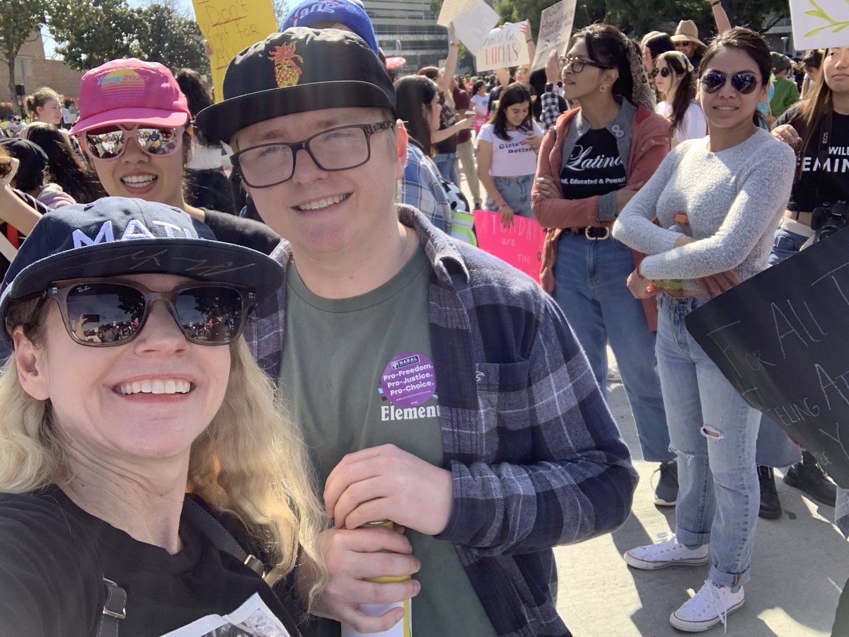 jenjen_8675309's tweet photo. This was worth marching for! #WomensMarch #WomensMarch2020 #OCWomensMarch #YangGang #UBI https://t.co/okiYWBsZTx
