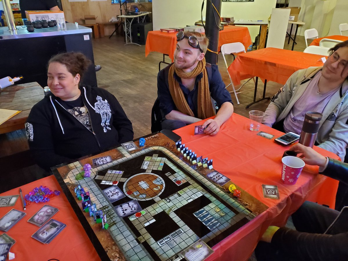 Best way to spend a Saturday! #theaterofthemind #tabletopgaming with <a href="/ProjectViolacea/">Project Violacea</a> - Zach is raising his hand in triumph as he avoided himself and the team being taken alive by the clone soldiers! #cyberpunk #solarpunk <a href="/AxonPunk/">Axon Punk - Kickstarter survived!</a> <a href="/ArielConTessa/">Ariel Celeste</a> #leveleaterx