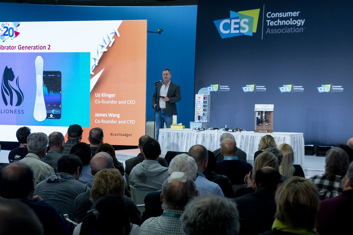 @mikefiebus made us all laugh when he introduced the <a href="/lioness/">DSA</a> vibrator at <a href="/gadgetlast/">Last Gadget Standing</a> #ces2020. "I guess all the need us men for now is to introduce their products".  Congrats to #lioness for your technology and vision about wome's sexual health.