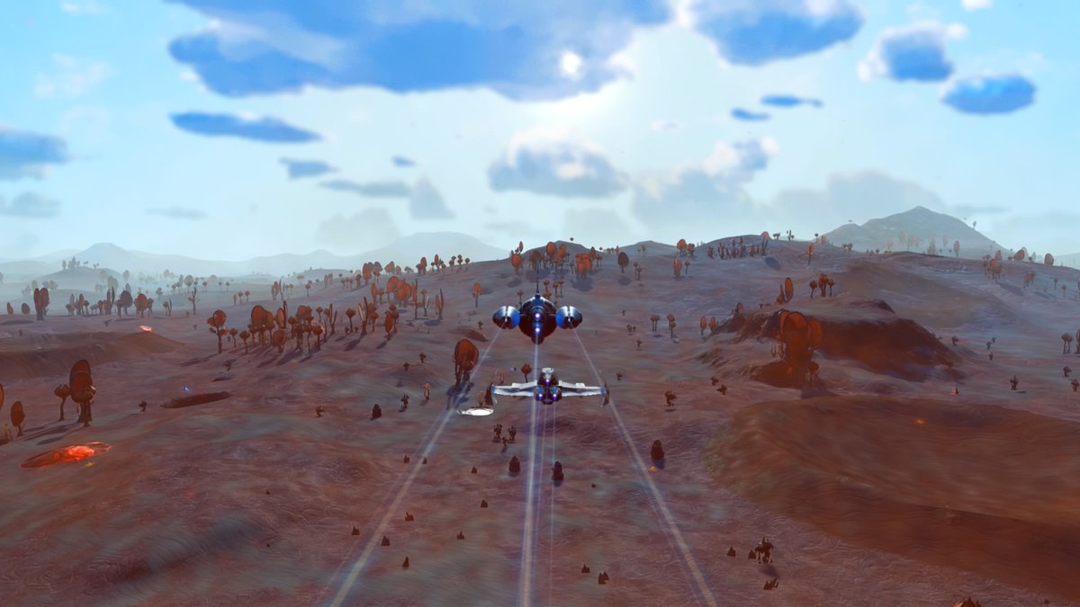 Captain_Admin's tweet photo. Long live the Empire! Flying with @Polo_Elpida #TheAminoCaptain #42SE #NoMansSky #NMSCafe #GalacticEmpire #PS4 https://t.co/RsHTksuL0A