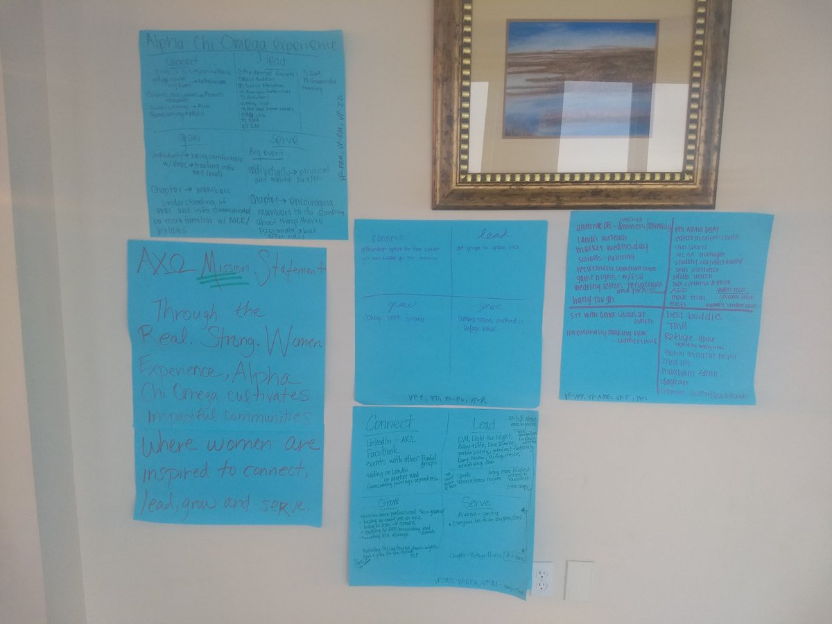 jennsueb's tweet photo. Using the new branding and #AXO #MissionStatement to inspire on  @axo_fsu #ExecBoardRetreat 💚❤️ @AlphaChiOmegaHQ @AngelaHarrisAXO @daurorj @esickert @LaurenStarky https://t.co/qPfcZzNlAp