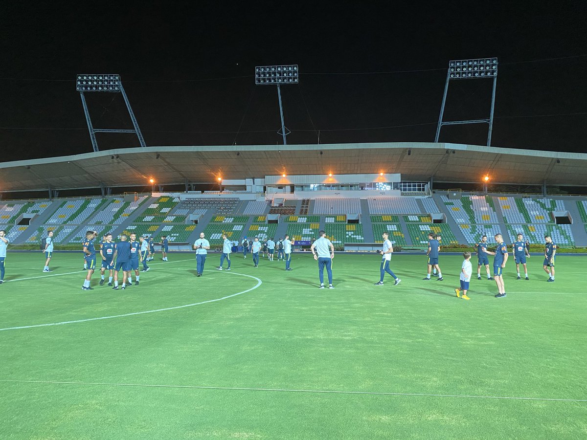 Palco da estréia! Equipe muito confiante e preparada!!!