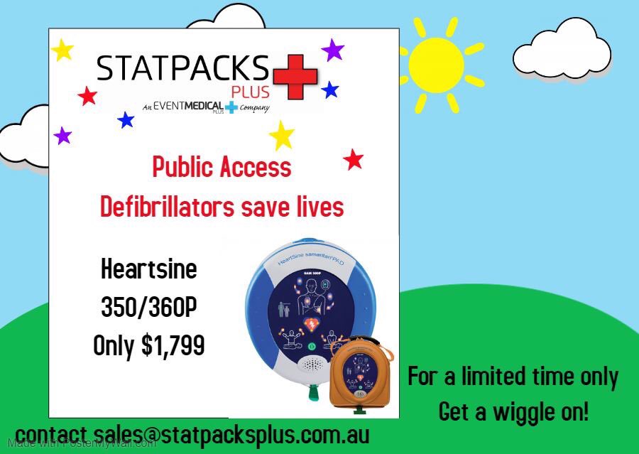 Does your school, sports club, concert hall or shopping Centre have a publicly accessible #aed? If not? Why Not? There is no excuse and it could save a life for less than a cost of a coffee machine! #Wiggles #aed #defib #cpr