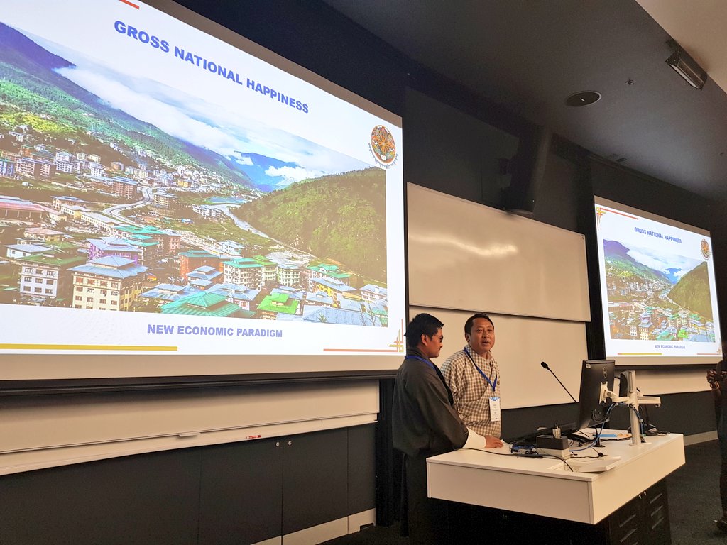 matkomorowski's tweet photo. In #Bhutan, Gross National #Happiness (GNH) is more important than #GDP! #inspiring #hackathon #hackaotearoa @MITcriticaldata @AucklandUni https://t.co/1NnZlHYgp5