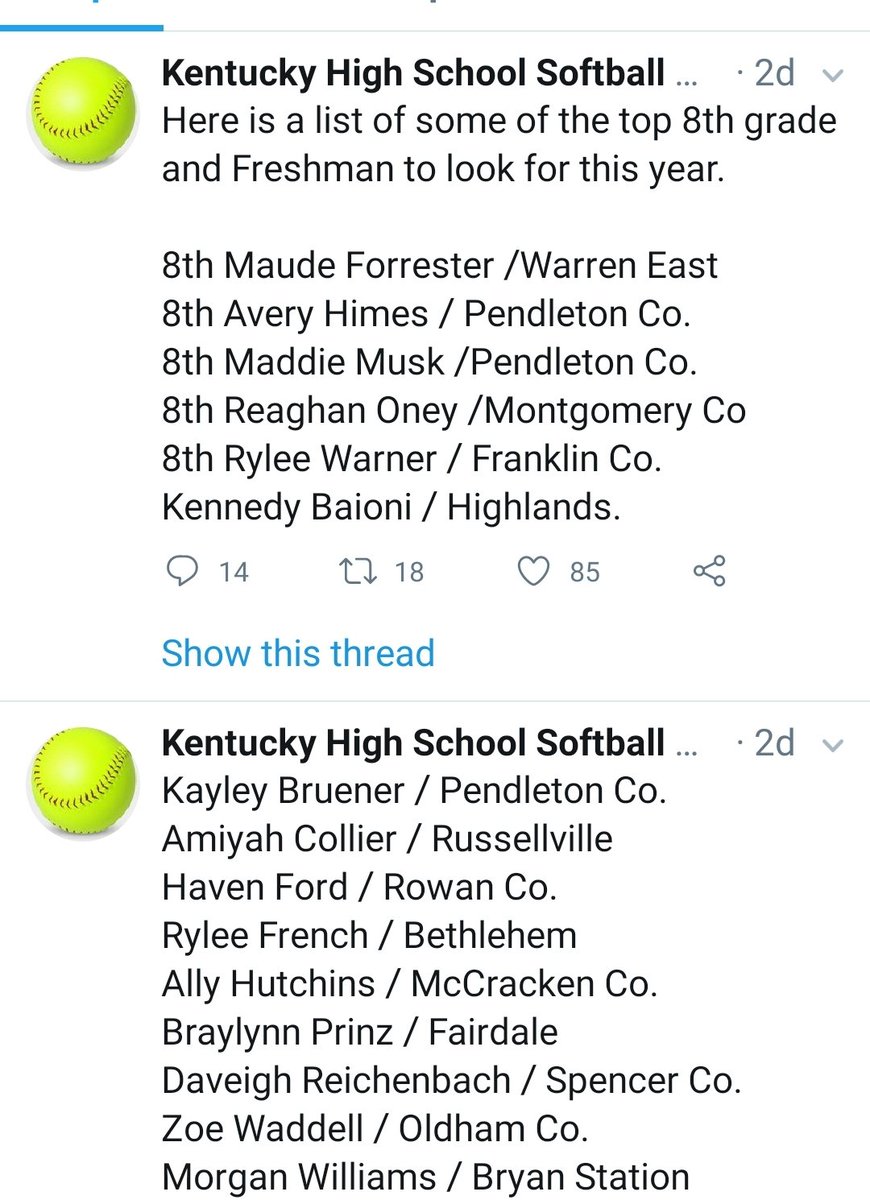 Russellville LPS (@rvksoftball) on Twitter photo 