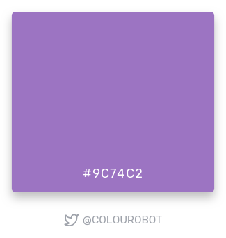 colourobot's tweet photo. #9c74c2 https://t.co/ag8moCiiBL