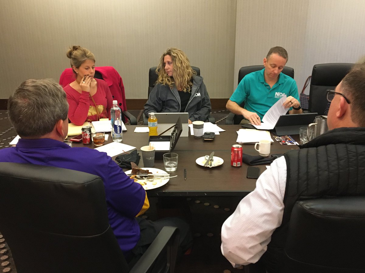 nioa's tweet photo. Your Executive Board and Conference Committee met this weekend to plan #NIOA2020. We canโt wait to confirm and announce the speakers, networking opportunities, and a few other surprises for you! Itโs going to be a great year! ๐๐ผ๐๐ผ๐๐ผ https://t.co/eqe4TNMx2o