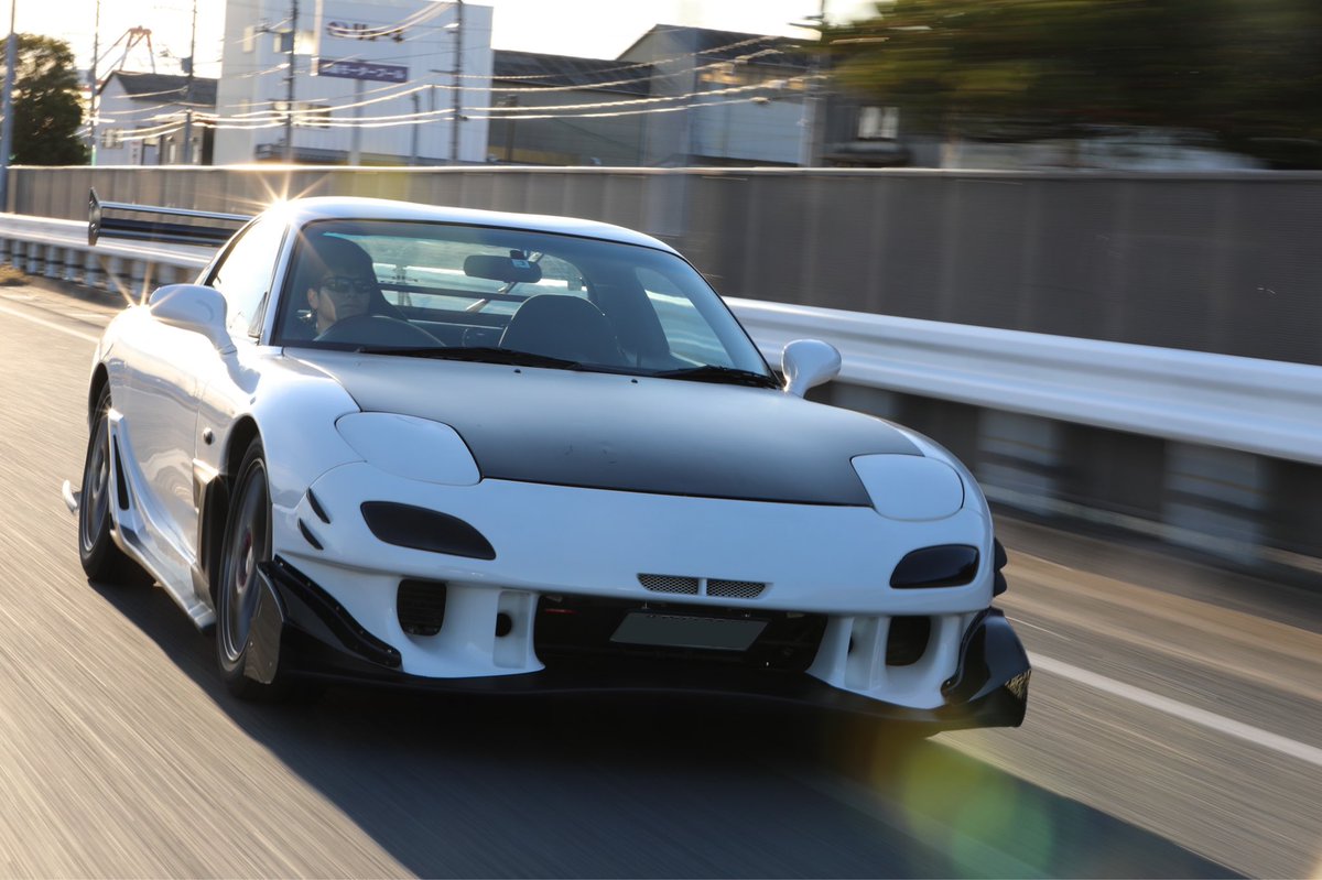 なんちゃん Fdかっこいい ローリングショット 走行画 Rx7 Fd