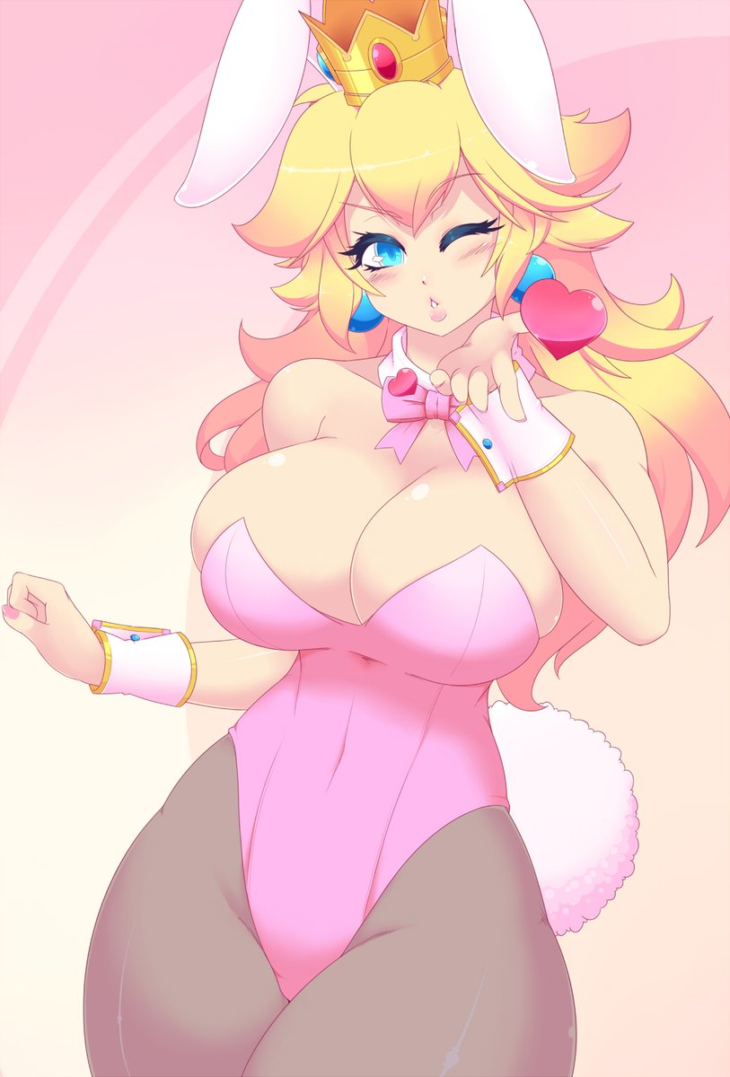 Commission Princess Peach for @PinkCatHime.