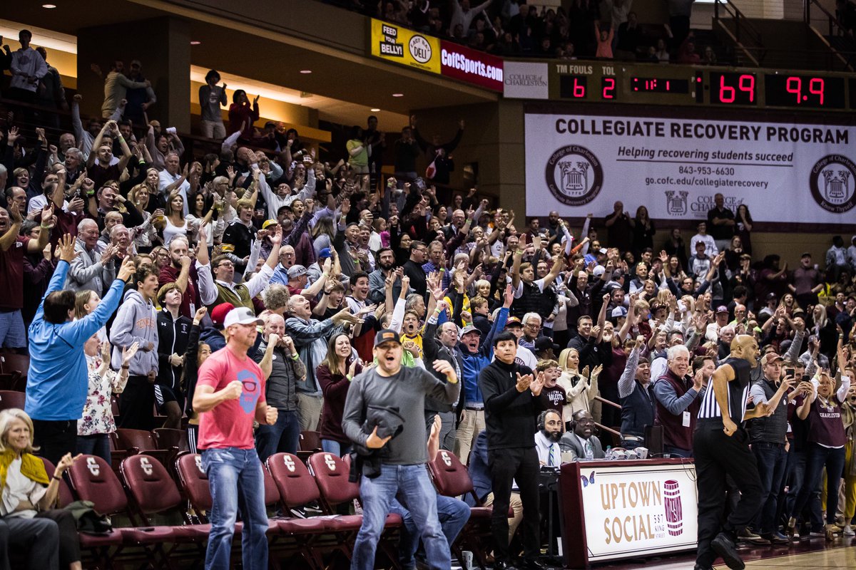 CoachEarlGrant's tweet photo. #CougarNation Thank you for your unbelievable energy and support. You are the difference @CofCBasketball #comeCus https://t.co/zkbWLIHLjc