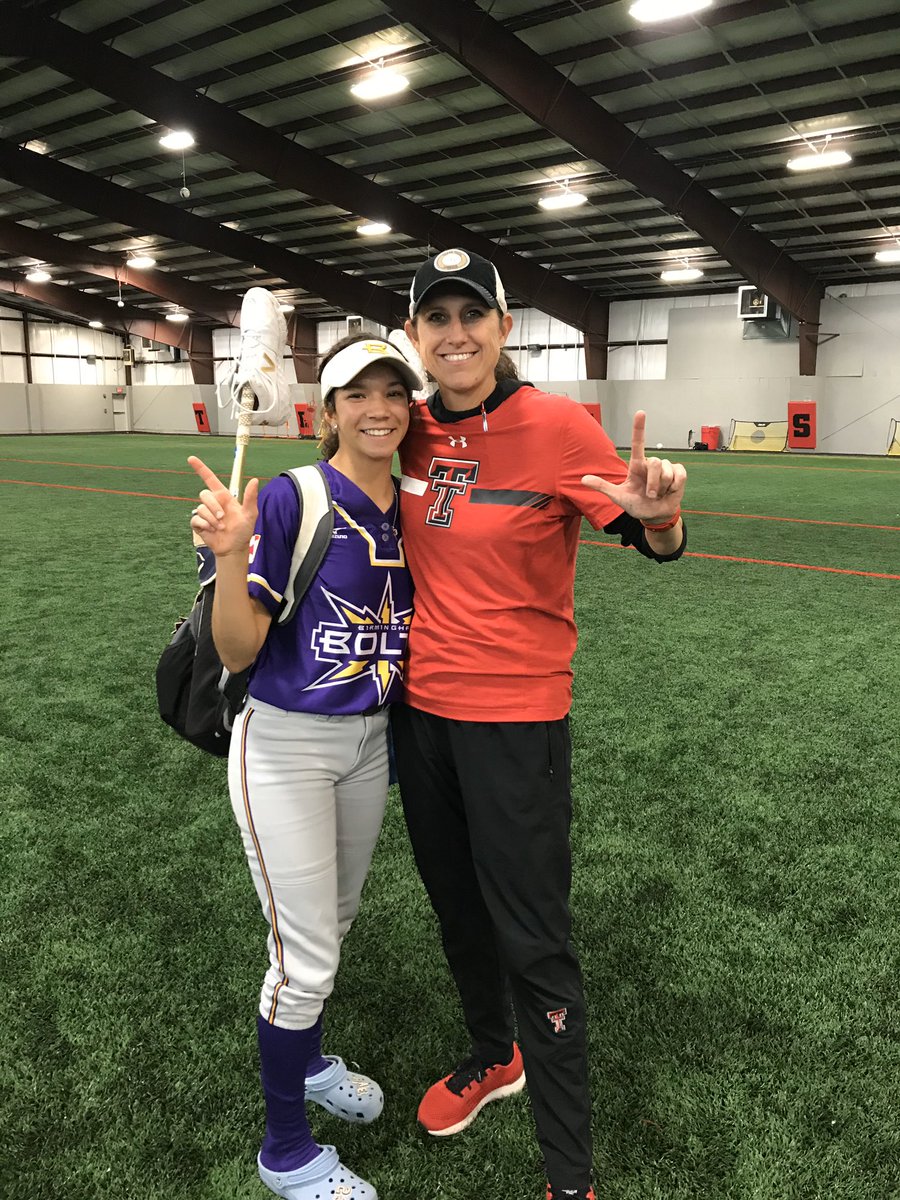 Thunderbolts04's tweet image. Bolts 04 Speedster Reagan Johnson at the Texas Tech Winter Clinic Invite!! Thank you Texas Tech Softball and Coach Gregory!! #lightingfast #boltsboom