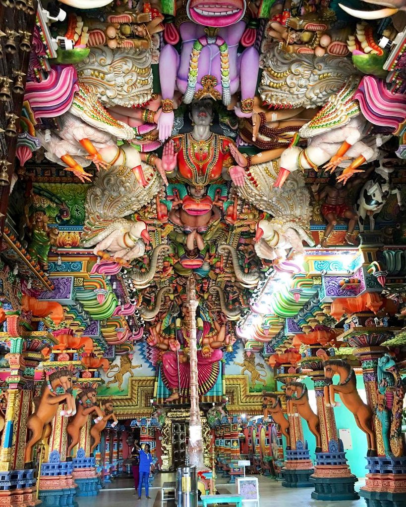 Sri Pathirakali Amman Temple, Interior Trincomalee, Sri Lanka (via/by Devinka Perera