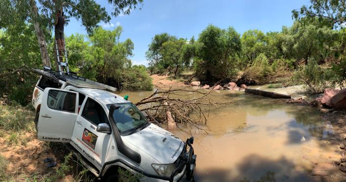 LeopardCon's tweet image. The new year begins with some water challenges to retrieve our cameras.