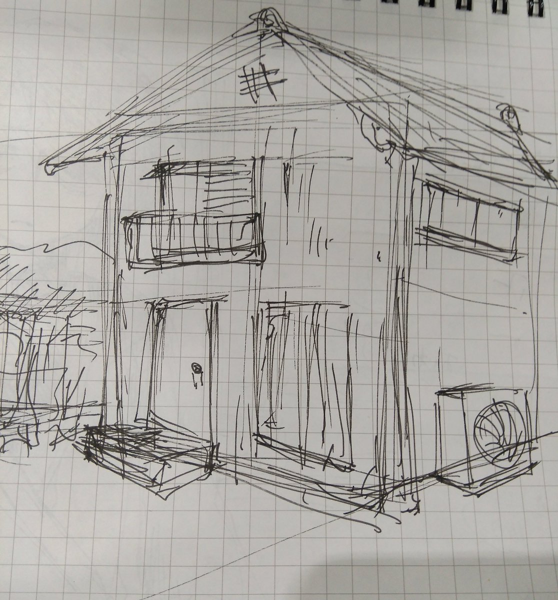 イベント中落書き
電車乗ってたら、お家の上のとこに井マークがある一定の地域性を見いだせた。 