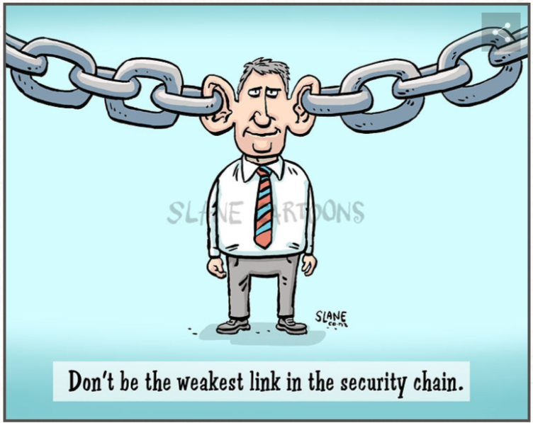 startidentity's tweet image. Don't be a weak link in the security chain!
#cybersecurity  #weaklink #digitalidentity #identity  #security