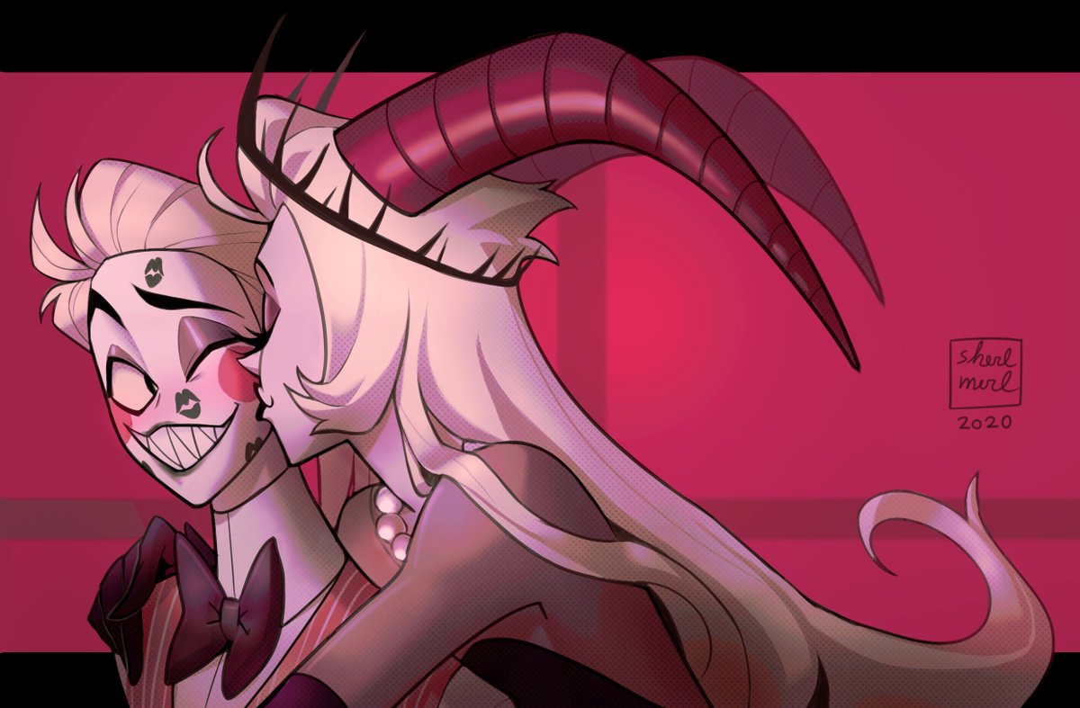 Apple daddy loves his horny waifu 🍎❤️😈 (1/2)
#HazbinHotel #Lucilith #HazbinHotelFanart