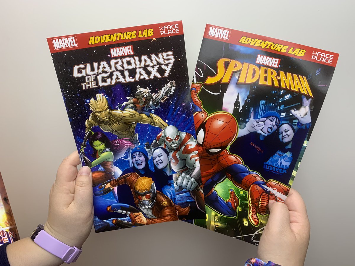 sara and i are apart of the marvel universe now