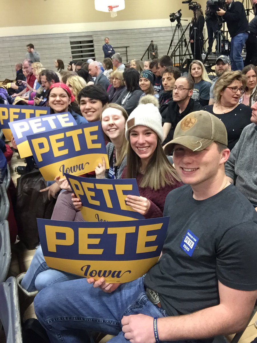 APGOPO waiting to see Mayor Pete!! Thanks for coming guys!!